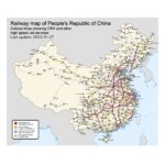 China High Speed Train Running Map 2024